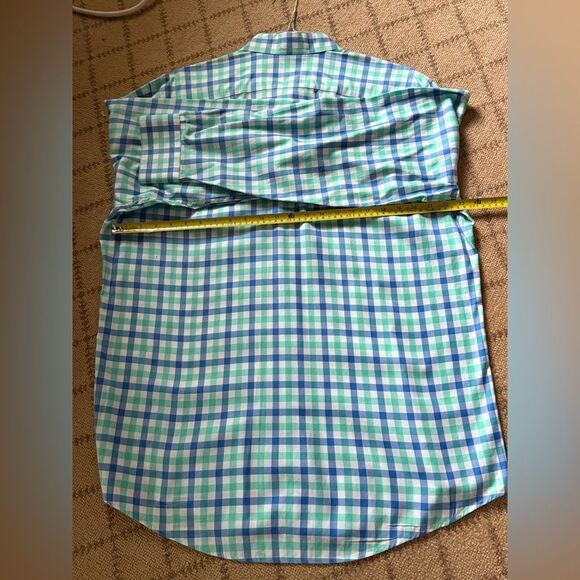 Southern Tide bright gingham checked long sleeve button down shirt L - Picture 5 of 10